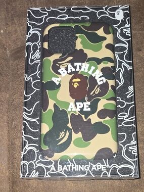 Bape Camo Phone Case in Green, Brown, Black